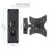 Настенный кронштейн для LED/LCD телевизоров ARM MEDIA MARS-3 BLACK 