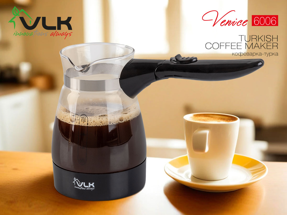 Новинка! Электрическая кофеварка-турка VLK Venice 6006!