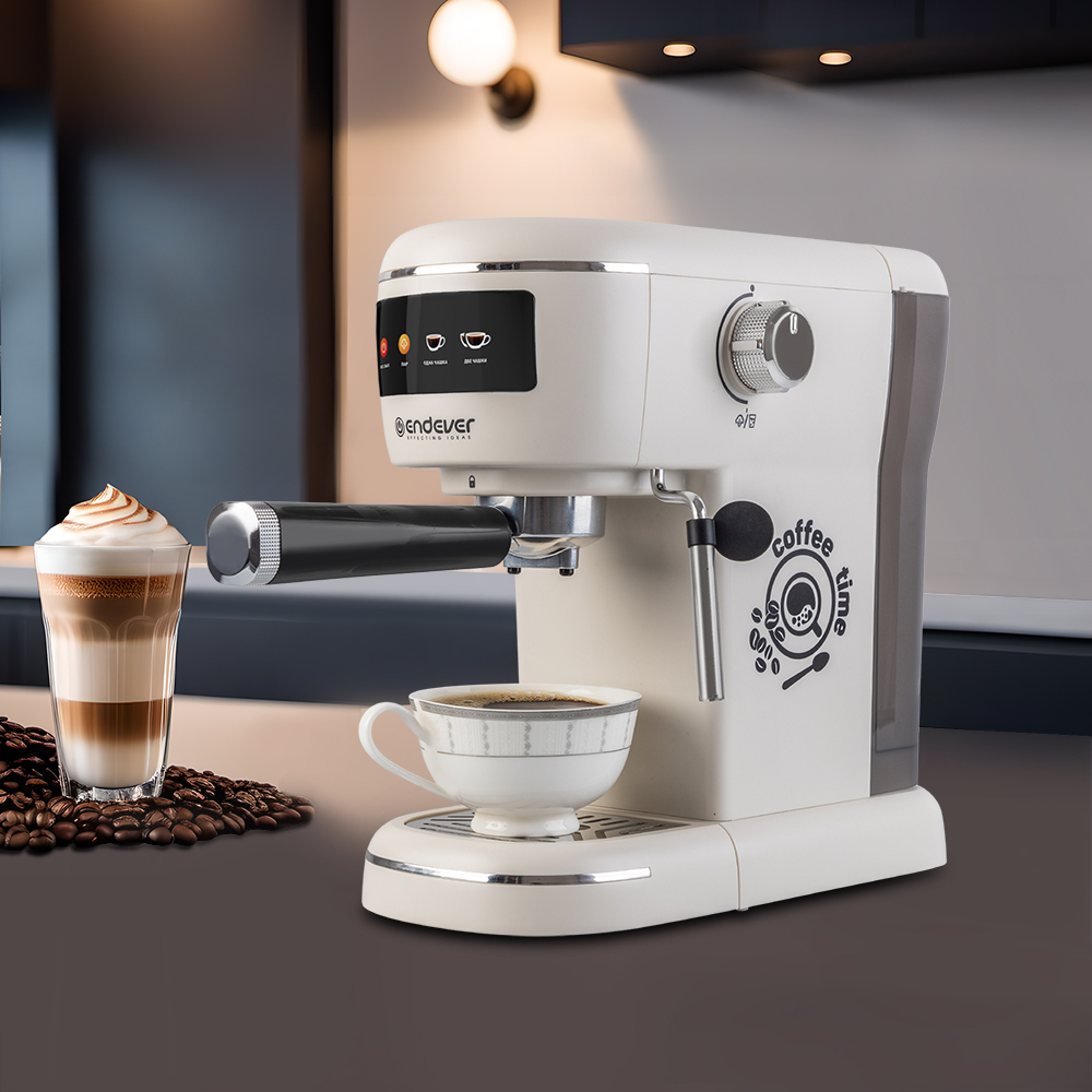 Новинка уже в продаже! Кофеварка рожкового типа ENDEVER Costa-1096