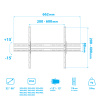 Настенный кронштейн для LED/LCD телевизоров ARM MEDIA PLASMA-2 BLACK 