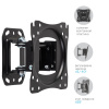 Настенный кронштейн для LED/LCD телевизоров VLK TRENTO-52 BLACK 