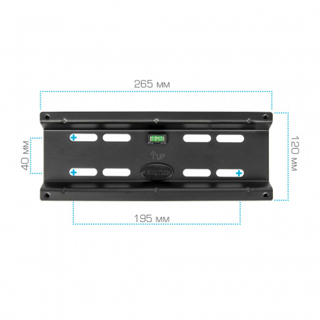 Настенный кронштейн для LED/LCD телевизоров KROMAX FLAT-5 BLACK 
