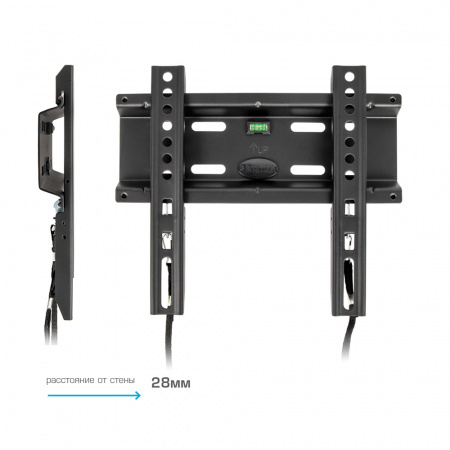 Настенный кронштейн для LED/LCD телевизоров KROMAX FLAT-5 BLACK 