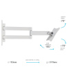 Настенный кронштейн для LED/LCD телевизоров ARM MEDIA LCD-7101 WHITE 