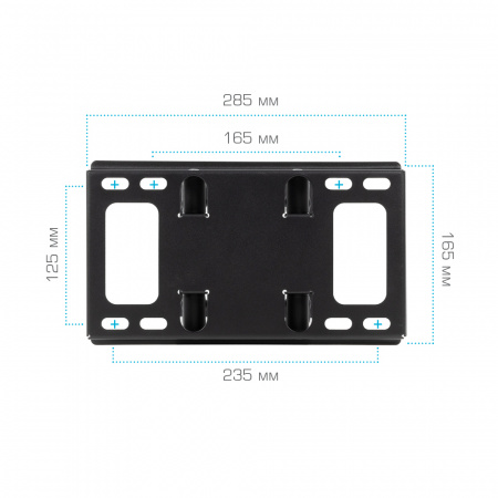 Настенный кронштейн для LED/LCD телевизоров TUAREX ALTA-655 BLACK 