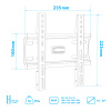 Настенный кронштейн для LED/LCD телевизоров ARM MEDIA PLASMA-5 BLACK 