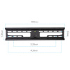 Настенный кронштейн для LED/LCD телевизоров KROMAX FLAT-3 BLACK 