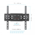 Настенный кронштейн для LED/LCD телевизоров ARM MEDIA LCD-417 BLACK 