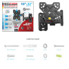 Настенный кронштейн для LED/LCD телевизоров ARM MEDIA MARS-6 BLACK 