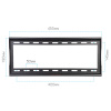 Кронштейн настенный LED/LCD телевизоров Arm media STEEL-4 BLACK 