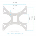 Настенный кронштейн для LED/LCD телевизоров ARM MEDIA LCD-301 WHITE 