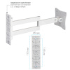 Настенный кронштейн для LED/LCD телевизоров ARM MEDIA LCD-7101 WHITE 