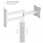 Настенный кронштейн для LED/LCD телевизоров ARM MEDIA LCD-7101 WHITE 