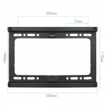Настенный кронштейн для LED/LCD телевизоров KROMAX IDEAL-6 BLACK 