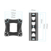 Настенный кронштейн для LED/LCD телевизоров ARM MEDIA LCD-202 BLACK 