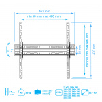 Настенный кронштейн для LED/LCD телевизоров ARM MEDIA PLASMA-4 BLACK 