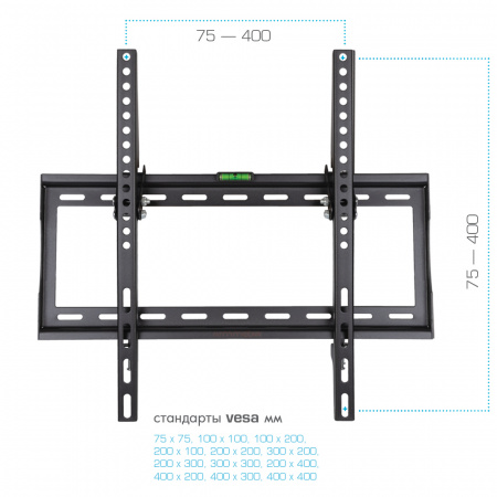 Кронштейн настенный LED/LCD телевизоров Arm media STEEL-4 BLACK 