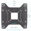 Настенный кронштейн для LED/LCD телевизоров KROMAX OPTIMA-404 BLACK 