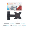 Настенный кронштейн для LED/LCD телевизоров ARM MEDIA MARS-1 BLACK 