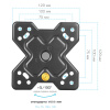 Настенный кронштейн для LED/LCD телевизоров ARM MEDIA MARS-5 BLACK 