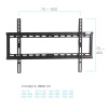 Настенный кронштейн для LED/LCD телевизоров KROMAX IDEAL-1 BLACK 