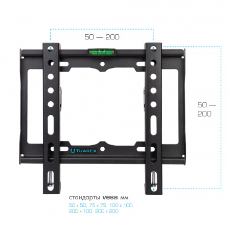 Настенный кронштейн для LED/LCD телевизоров TUAREX OLIMP-115 BLACK 