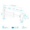 Настенный кронштейн для LED/LCD телевизоров ARM MEDIA LCD-7101 WHITE 