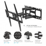 Настенный кронштейн для LED/LCD телевизоров ARM MEDIA COBRA-51 BLACK 