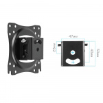 Настенный кронштейн для LED/LCD телевизоров VLK TRENTO-51 BLACK 